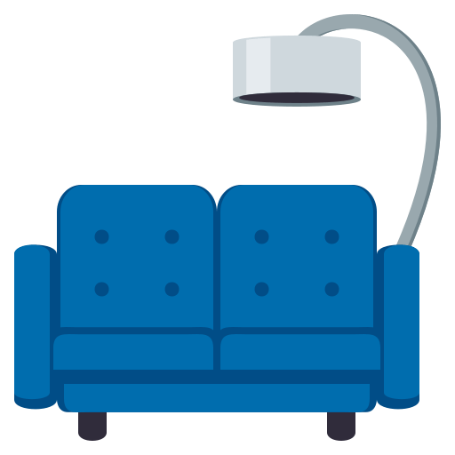 Couch and Lamp, the previous design