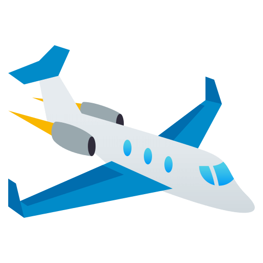 Small Airplane as drawn by JoyPixels in 4.0