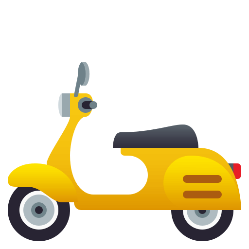 Motor Scooter, the previous design