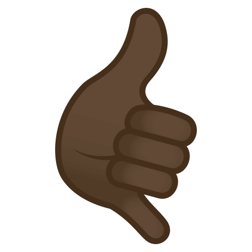 Call Me Hand: Dark Skin Tone, the design in this release