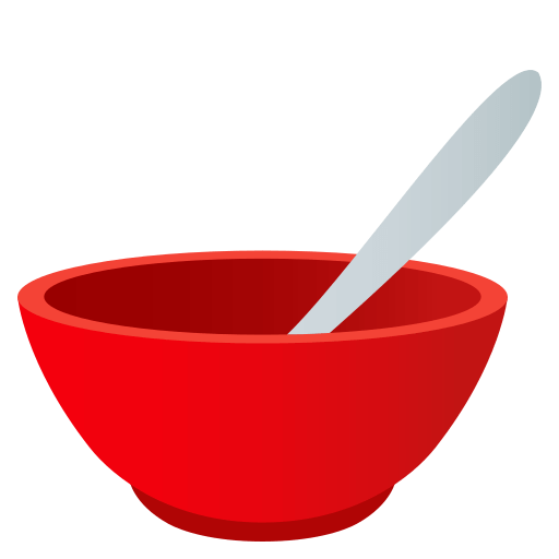 Bowl with Spoon, the previous design