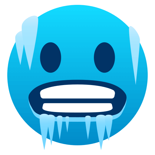 Cold Face as drawn by JoyPixels in 4.0