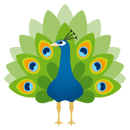 Peacock, the design in this release