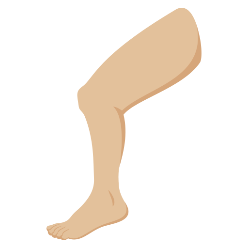 Leg: Medium-Light Skin Tone, the design in this release
