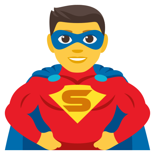 Man Superhero, the design in this release