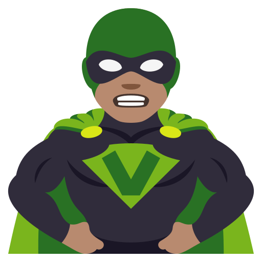 Man Supervillain: Medium Skin Tone, the design in this release