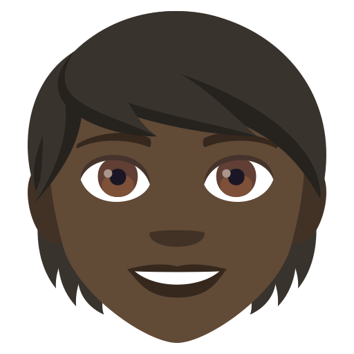 Person: Dark Skin Tone, the design in this release