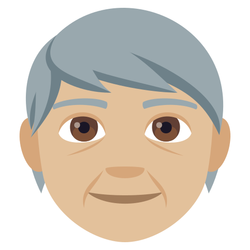 Older Person: Medium-Light Skin Tone, the design in this release