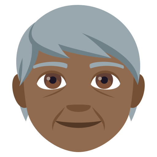 Older Person: Medium-Dark Skin Tone, the design in this release