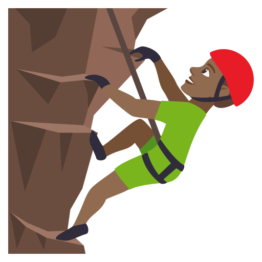 Man Climbing: Medium-Dark Skin Tone, the previous design