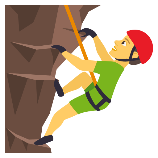 Man Climbing, the previous design
