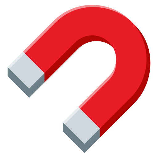 Magnet as drawn by JoyPixels in 4.0