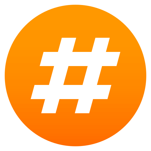 Hash Sign as drawn by JoyPixels in 4.0