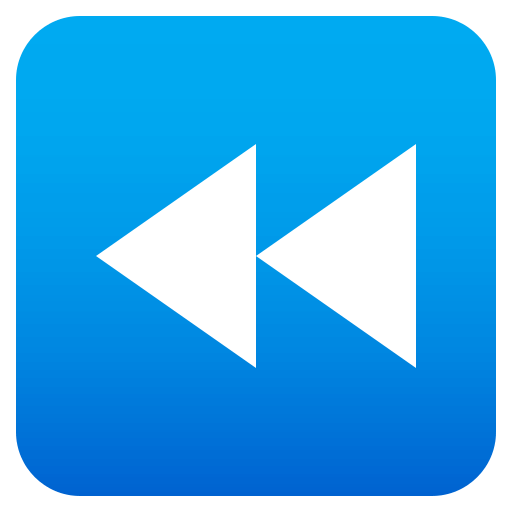 Fast Reverse Button as drawn by JoyPixels in 4.0