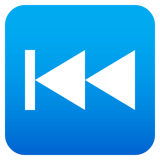 Last Track Button as drawn by JoyPixels in 4.0