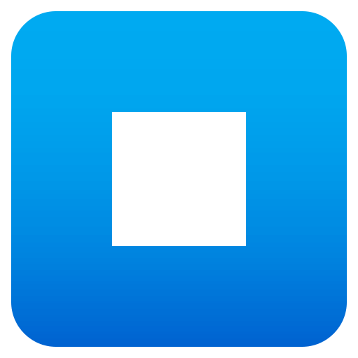 Stop Button as drawn by JoyPixels in 4.0