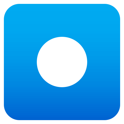 Record Button as drawn by JoyPixels in 4.0