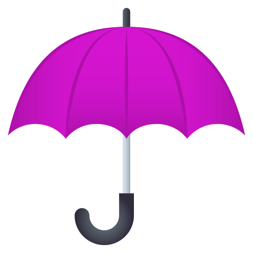 Umbrella as drawn by JoyPixels in 4.0