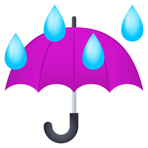 Umbrella with Rain Drops, the previous design
