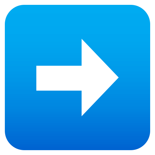 Right Arrow as drawn by JoyPixels in 4.0
