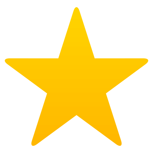 Star as drawn by JoyPixels in 4.0