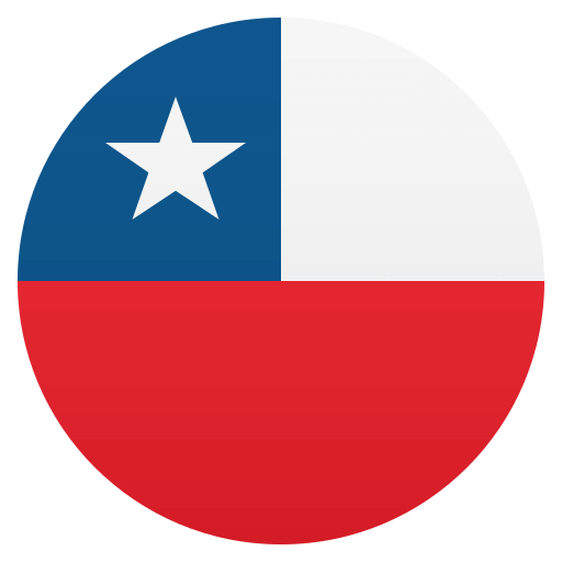 Flag: Chile as drawn by JoyPixels in 4.5