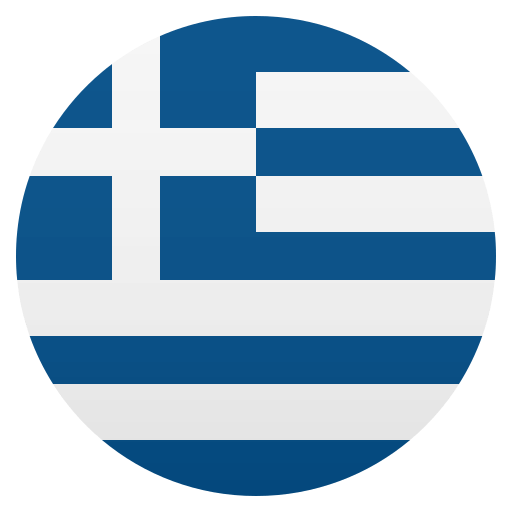 Flag: Greece as drawn by JoyPixels in 4.5