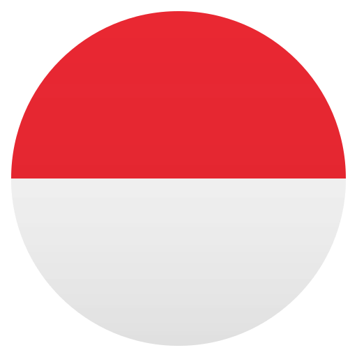 Drapeau : Monaco as drawn by JoyPixels in 4.5