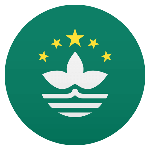 Flag: Macao SAR China as drawn by JoyPixels in 4.5