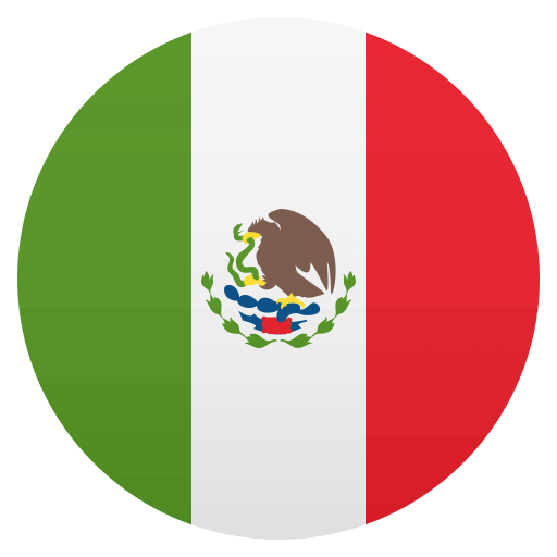 Flag: Mexico as drawn by JoyPixels in 4.5