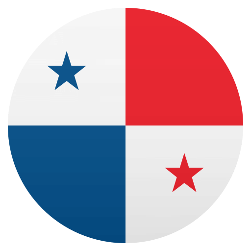 Flag: Panama as drawn by JoyPixels in 4.5