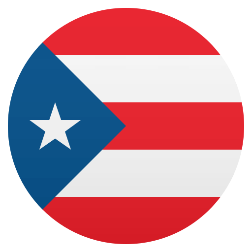 Flag: Puerto Rico as drawn by JoyPixels in 4.5