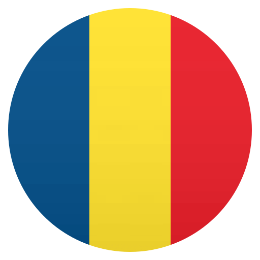 Flag: Romania as drawn by JoyPixels in 4.5