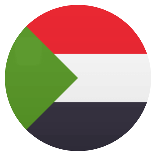 Flag: Sudan as drawn by JoyPixels in 4.5
