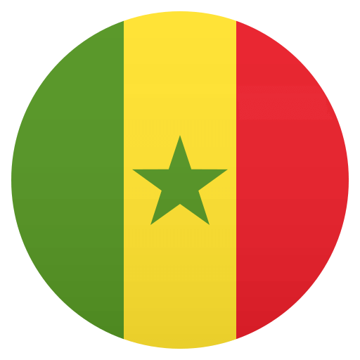 Flag: Senegal as drawn by JoyPixels in 4.5