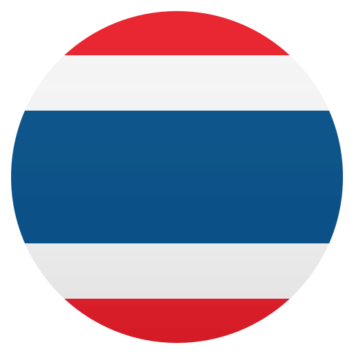 Bandeira: Tailândia as drawn by JoyPixels in 4.5