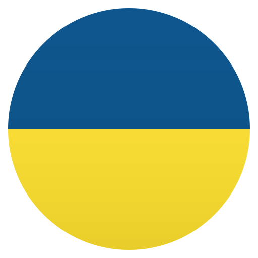 Flag: Ukraine as drawn by JoyPixels in 4.5