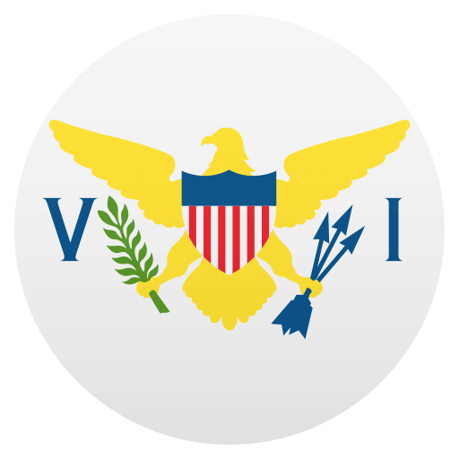Flag: U.S. Virgin Islands as drawn by JoyPixels in 4.5