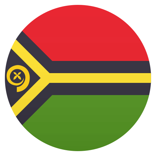 Flag: Vanuatu as drawn by JoyPixels in 4.5