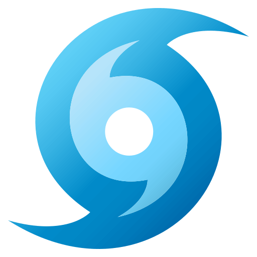 Cyclone as drawn by JoyPixels in 4.5
