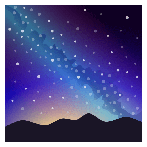 Milky Way, the design in this release