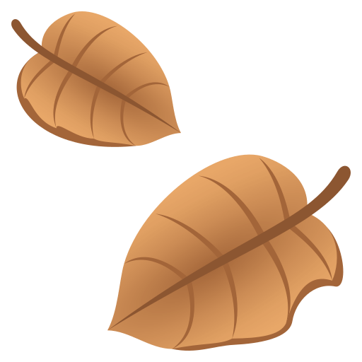 Fallen Leaf as drawn by JoyPixels in 4.5