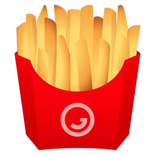 French Fries as drawn by JoyPixels in 4.5
