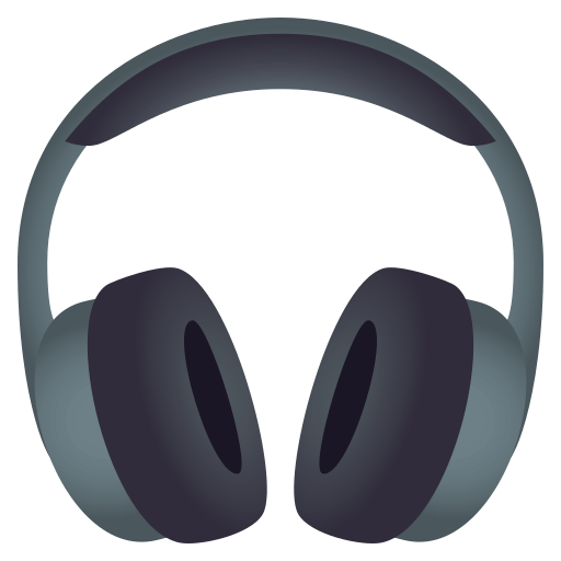 Headphone as drawn by JoyPixels in 4.5