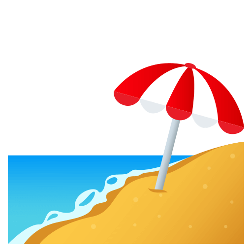 Beach with Umbrella, the design in this release