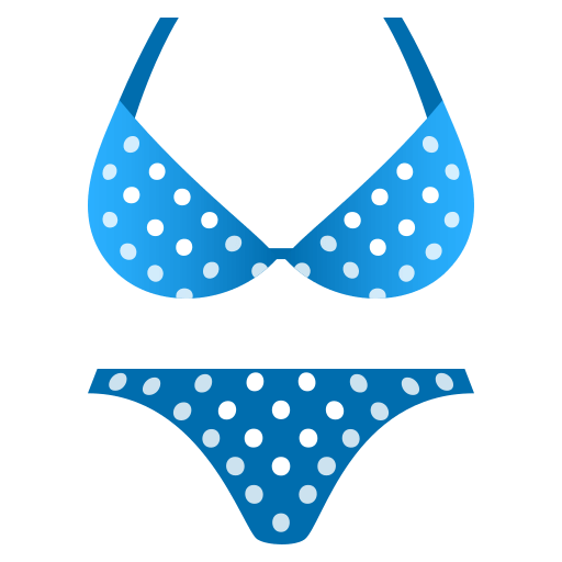 Bikini as drawn by JoyPixels in 4.5