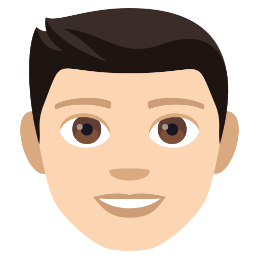 Man: Light Skin Tone, the previous design