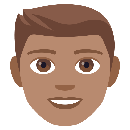 Man: Medium Skin Tone, the previous design
