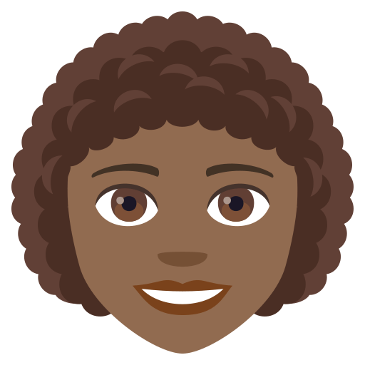 Woman: Medium-Dark Skin Tone, Curly Hair, the previous design