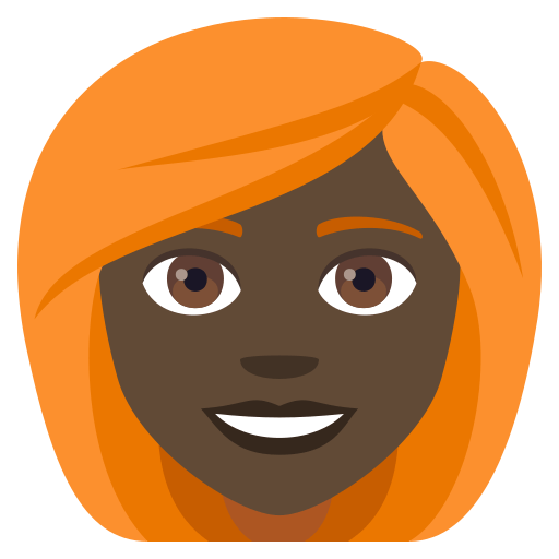 Woman: Dark Skin Tone, Red Hair, the previous design